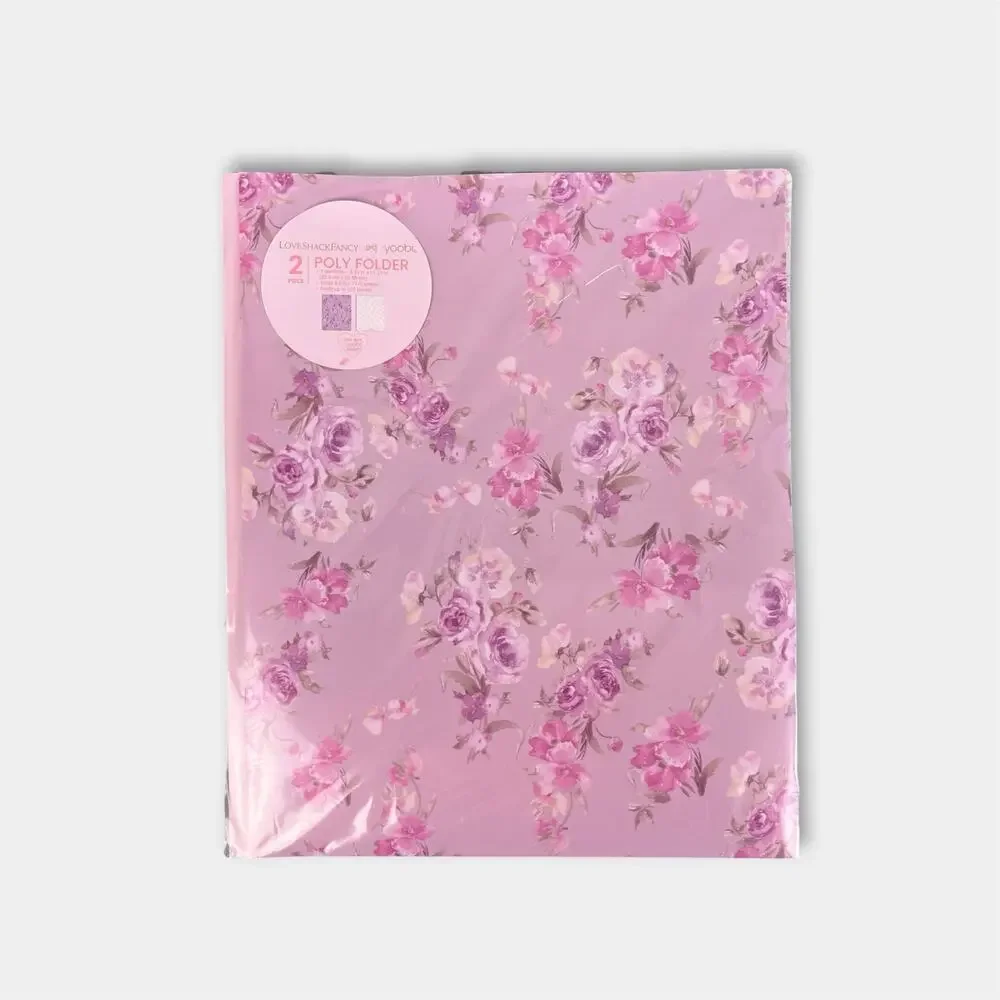 LoveShackFancy x Target Yoobi Happy Thoughts & Coquette Bow 2 Pack Folders